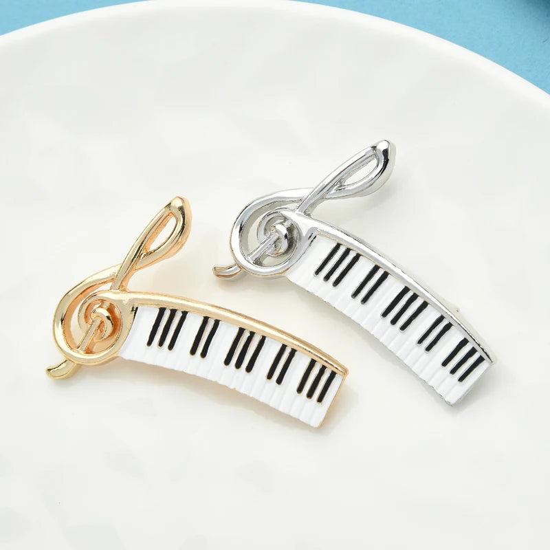 Enamel Music Note Brooch Piano Keys Brooch for Teachers and Musicians  Jewelry Accessories Gift