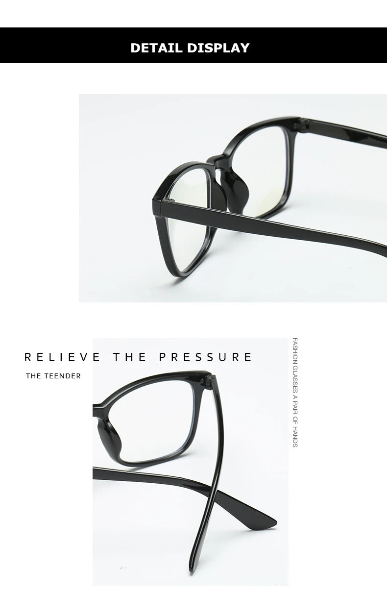 Transparent Eyeglasses Women Men Anti Blue Light Glasses Frames Female Male Computer Eyewear Clear Optical Myopia Frame