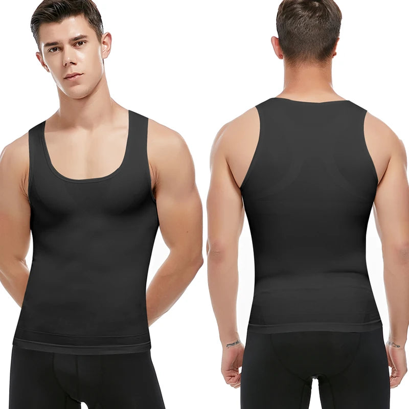 Men Slimming Body Shaper Shirt