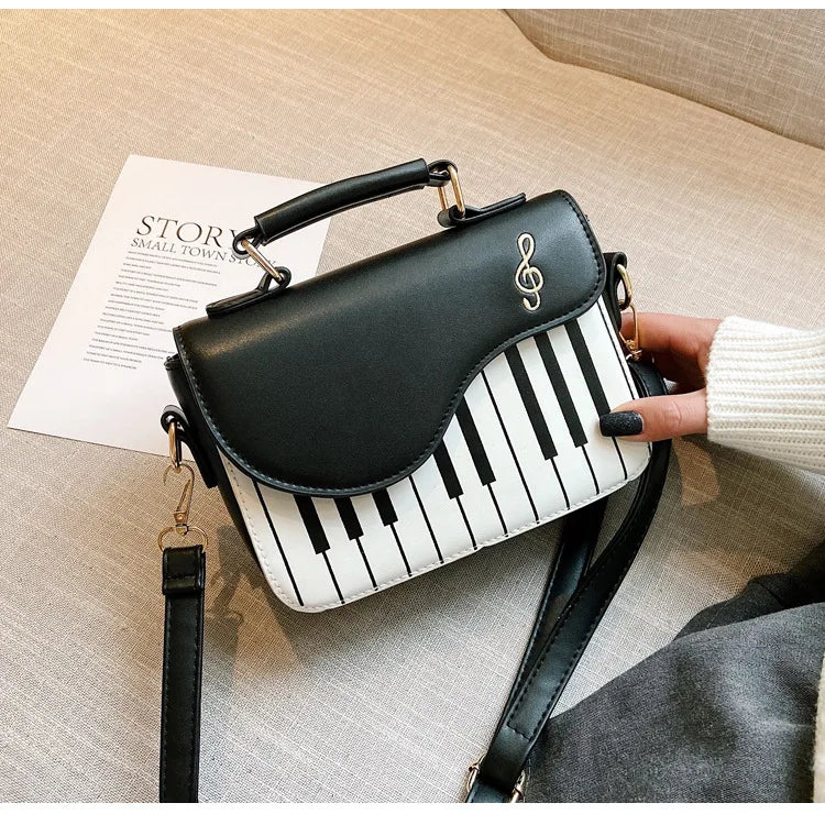 Cute Piano Shaped  Purses and Handbag Shoulder Bag for Women Novelty Girls Cross body Bag Female Party Clutch Small Purse