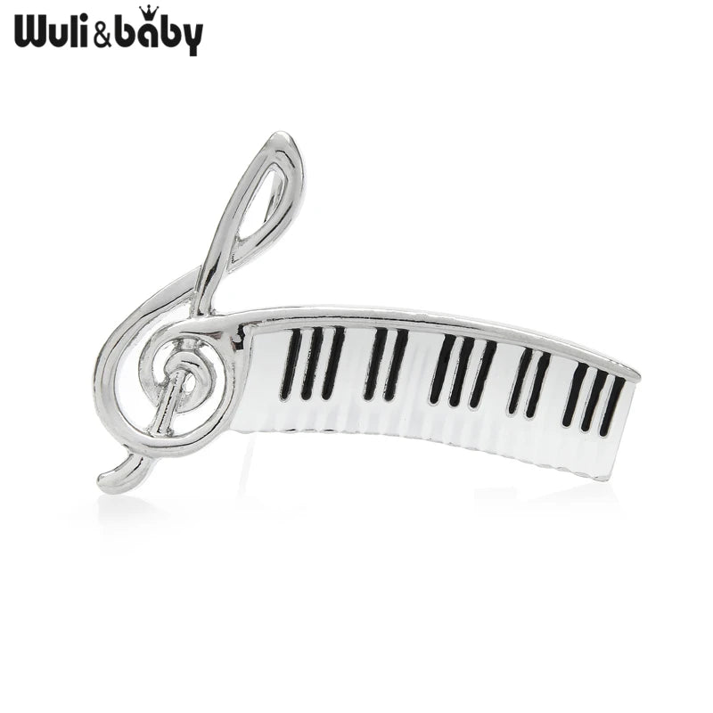 Enamel Music Note Brooch Piano Keys Brooch for Teachers and Musicians  Jewelry Accessories Gift