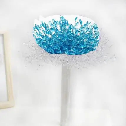 Perfect Wedding bouquet Bridal wedding bouquet holding hands Crystal boutique wedding bouquet