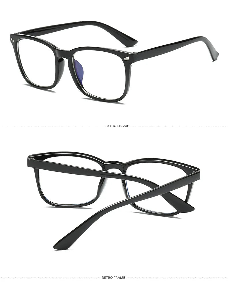 Transparent Eyeglasses Women Men Anti Blue Light Glasses Frames Female Male Computer Eyewear Clear Optical Myopia Frame