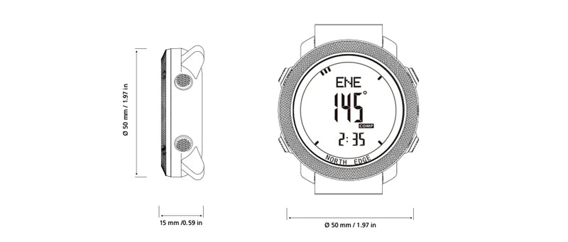 Men's sport Digital watch