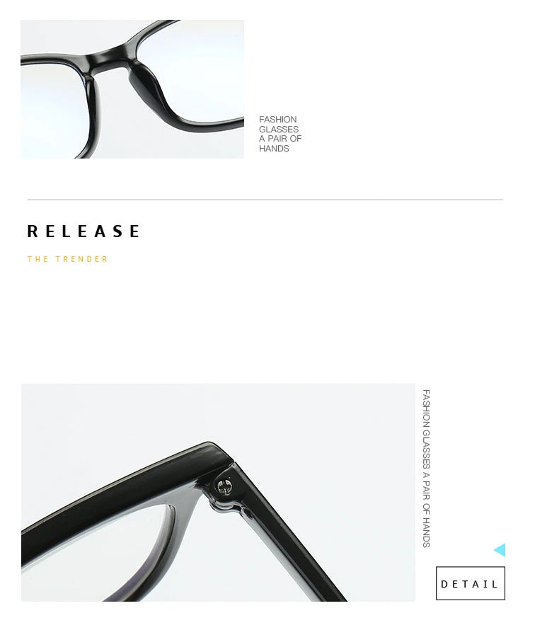 Transparent Eyeglasses Women Men Anti Blue Light Glasses Frames Female Male Computer Eyewear Clear Optical Myopia Frame