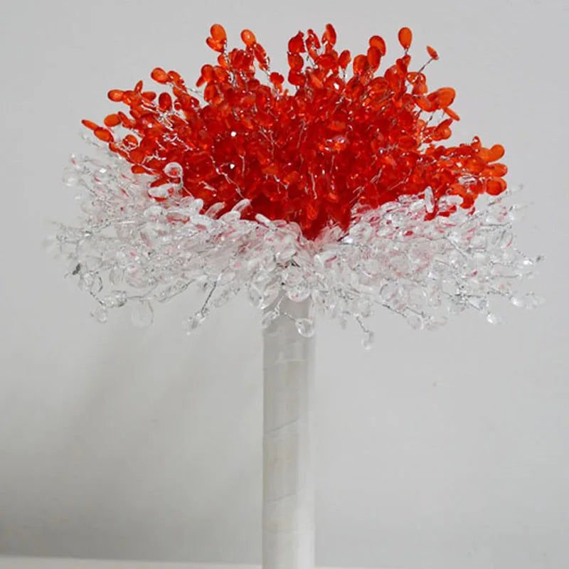 Perfect Wedding bouquet Bridal wedding bouquet holding hands Crystal boutique wedding bouquet