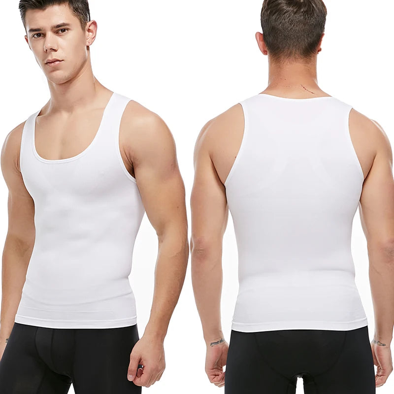 Men Slimming Body Shaper Shirt