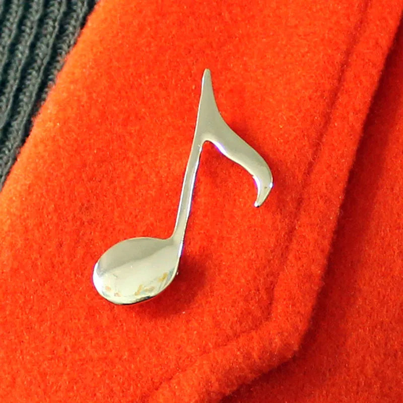 Cute Pins Music Note Collar Pin Badge Pins Metal Pins Music Brooch