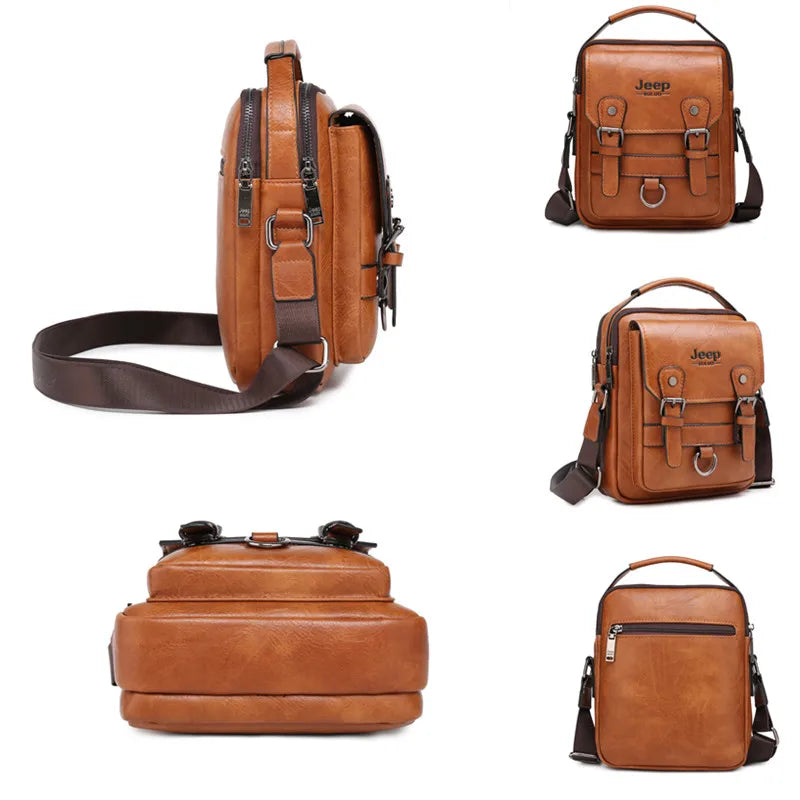 Men Multi-function Business Cross Body Handbags