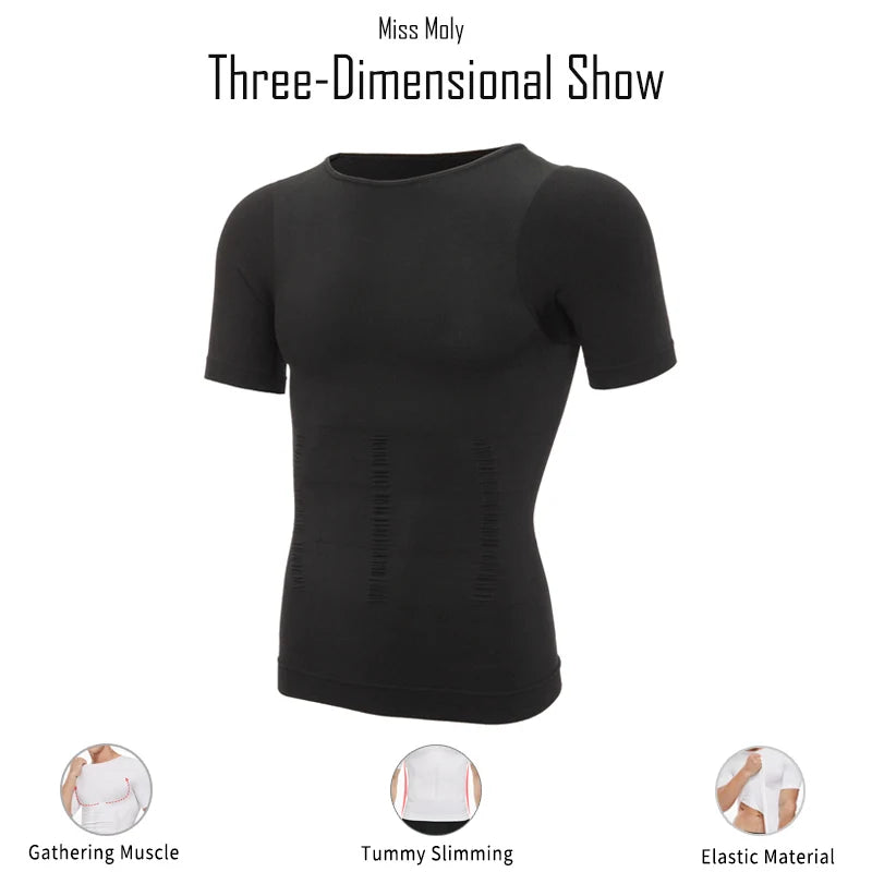 Men Slimming Body Shaper Shirt