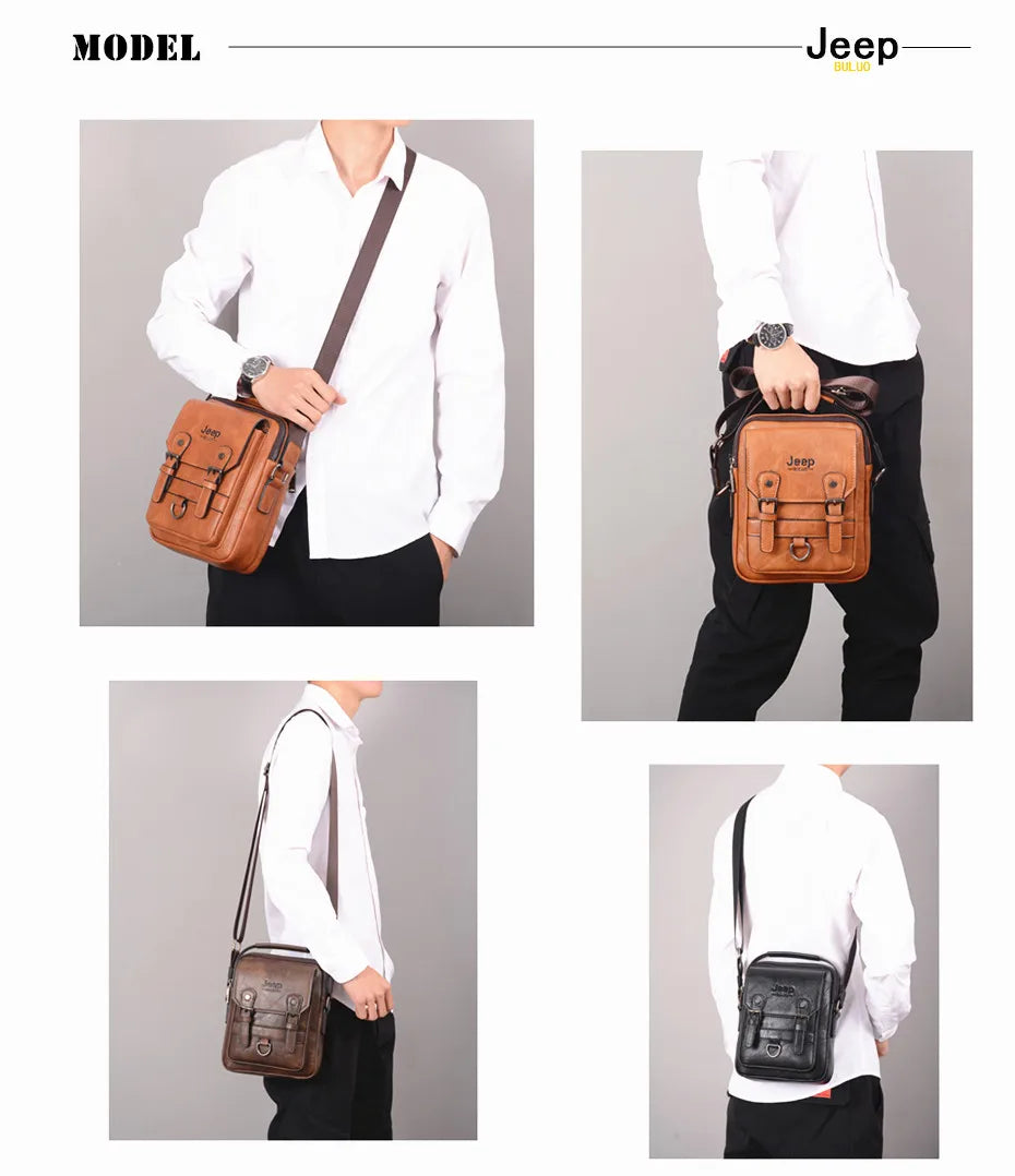 Men Multi-function Business Cross Body Handbags