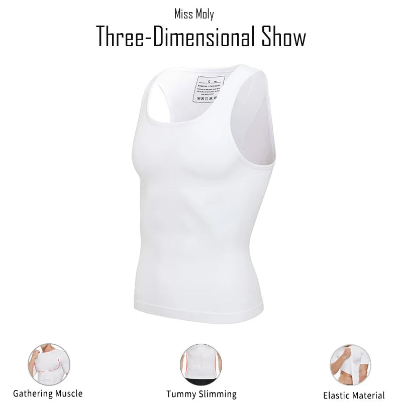Men Slimming Body Shaper Shirt