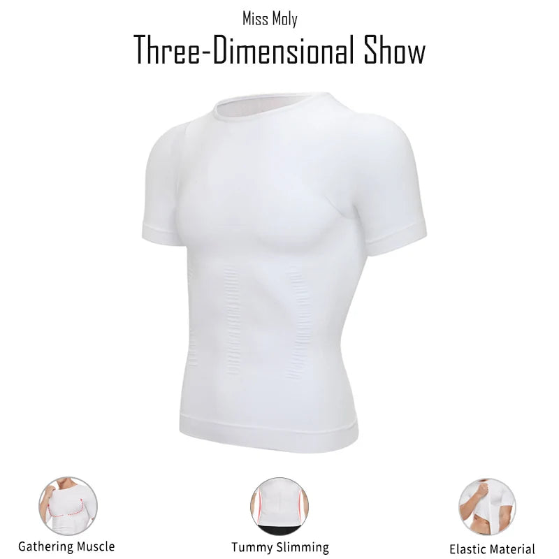 Men Slimming Body Shaper Shirt