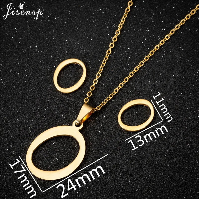 Personalize A-Z Letter Alphabet Pendant Necklace Long Chain Initial Necklaces Charms