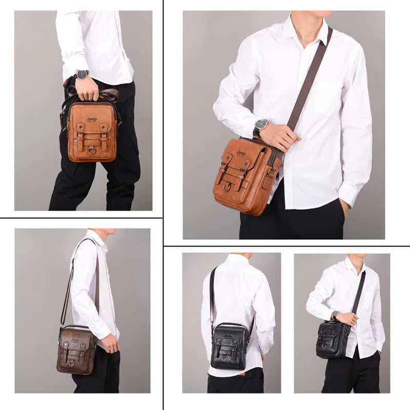 Men Multi-function Business Cross Body Handbags