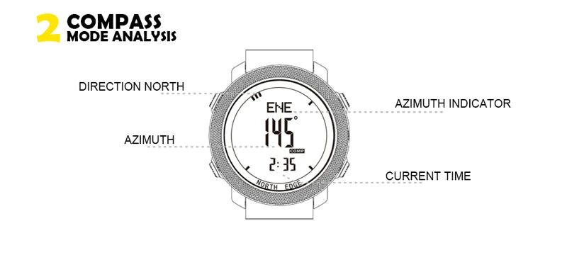 Men's sport Digital watch