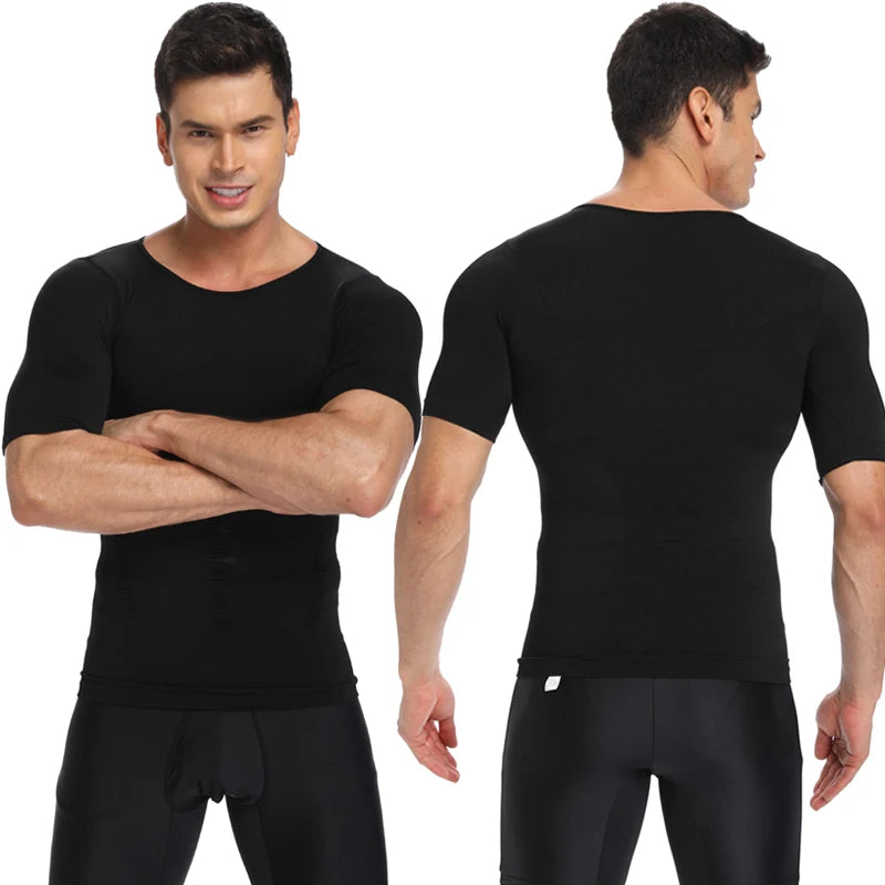 Men Slimming Body Shaper Shirt