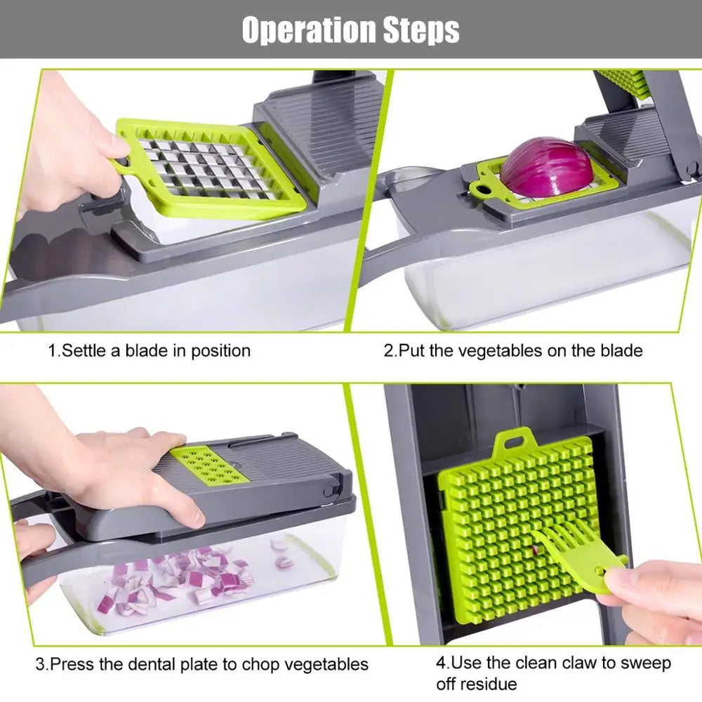 Vegetable Chopper Multi-functional Grater Cutter