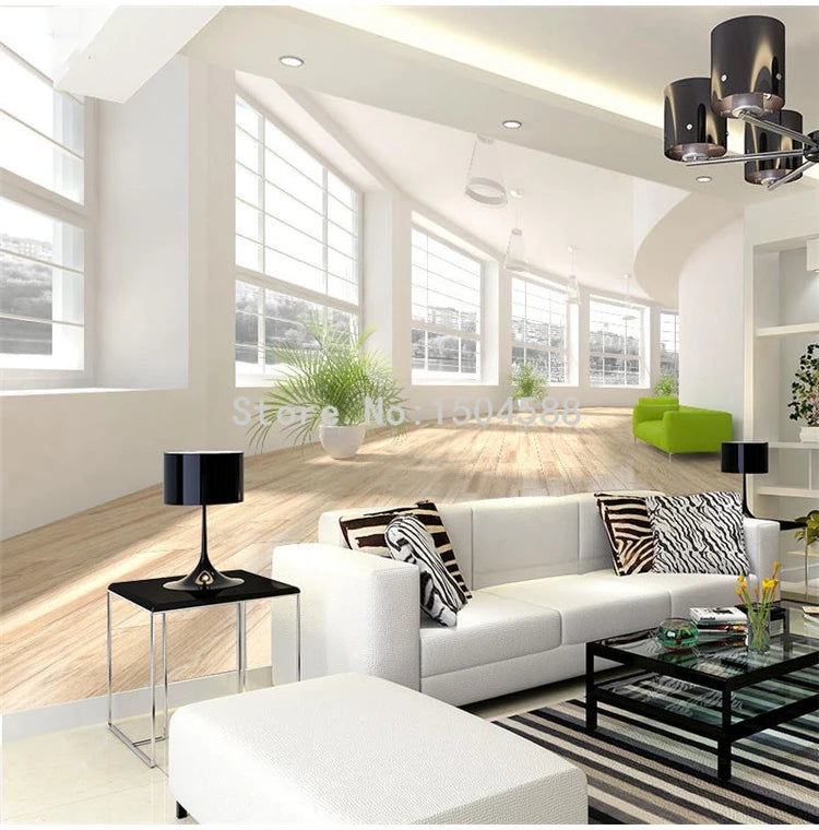 Modern Simple 3D Stereo Space Expansion Mural Wallpaper Living Room Office Interior Decor Wallpaper