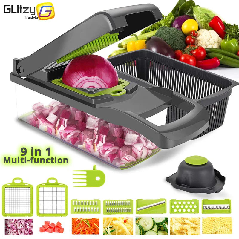 Vegetable Chopper Multi-functional Grater Cutter