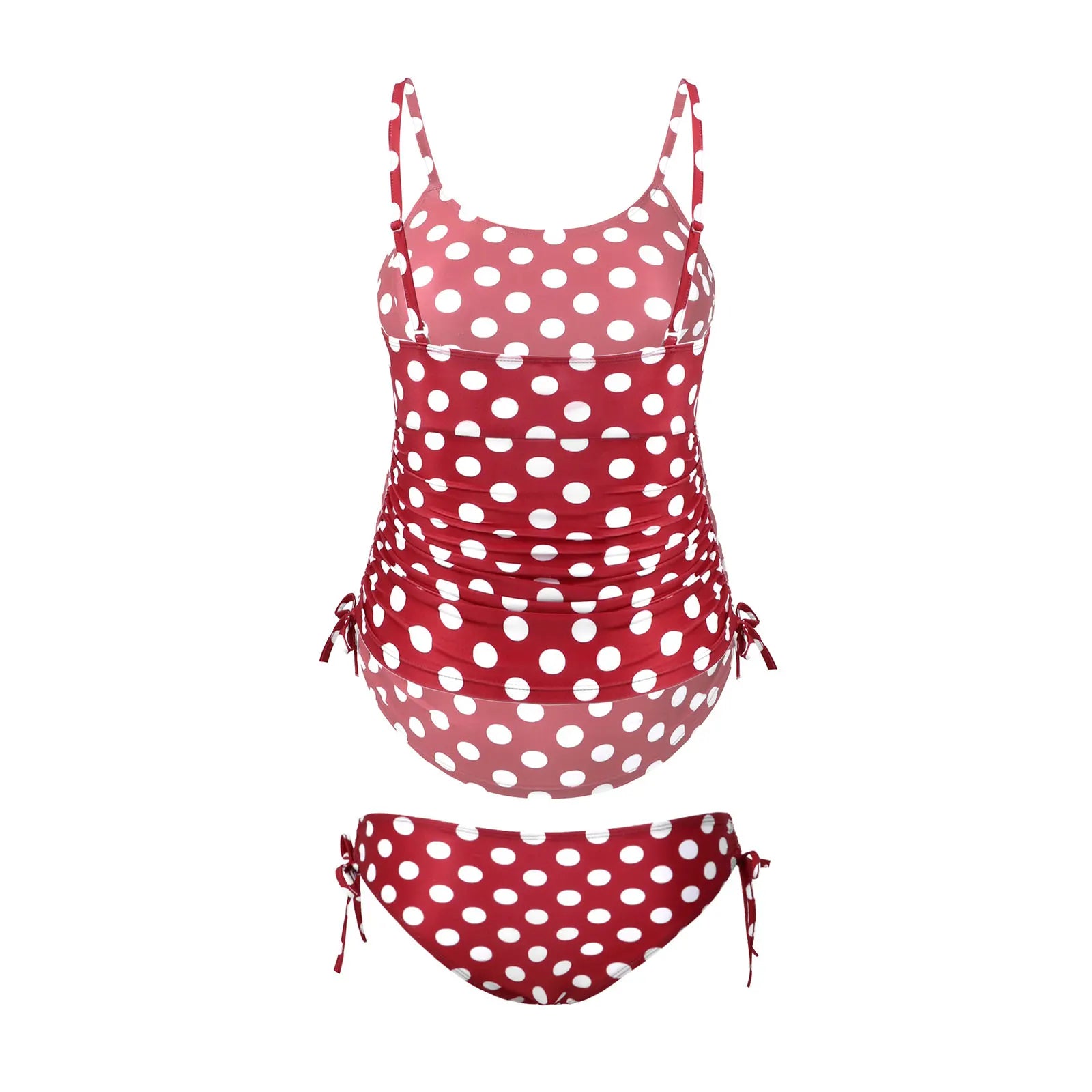 Maternity One Piece Swimsuit Pregnant Women Summer Plus Size Polka Dots Swimwear Beachwear Pregnancy Bathing Suit