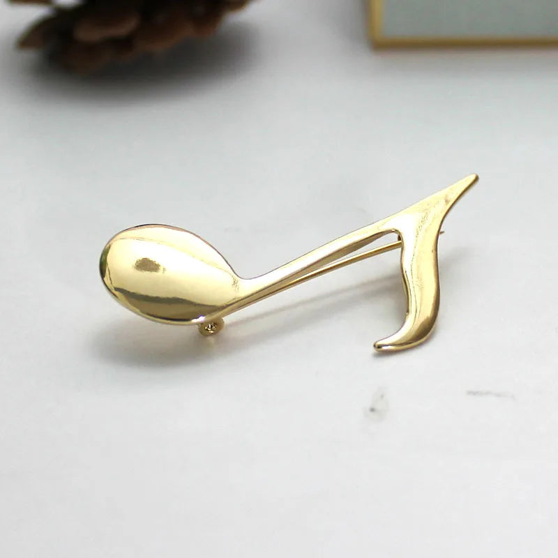 Cute Pins Music Note Collar Pin Badge Pins Metal Pins Music Brooch