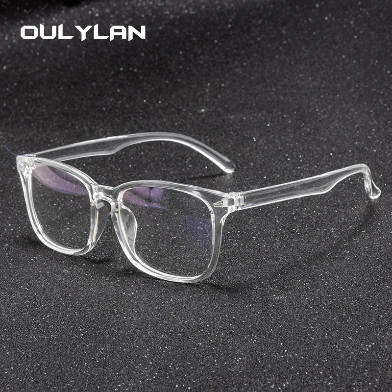 Transparent Eyeglasses Women Men Anti Blue Light Glasses Frames Female Male Computer Eyewear Clear Optical Myopia Frame