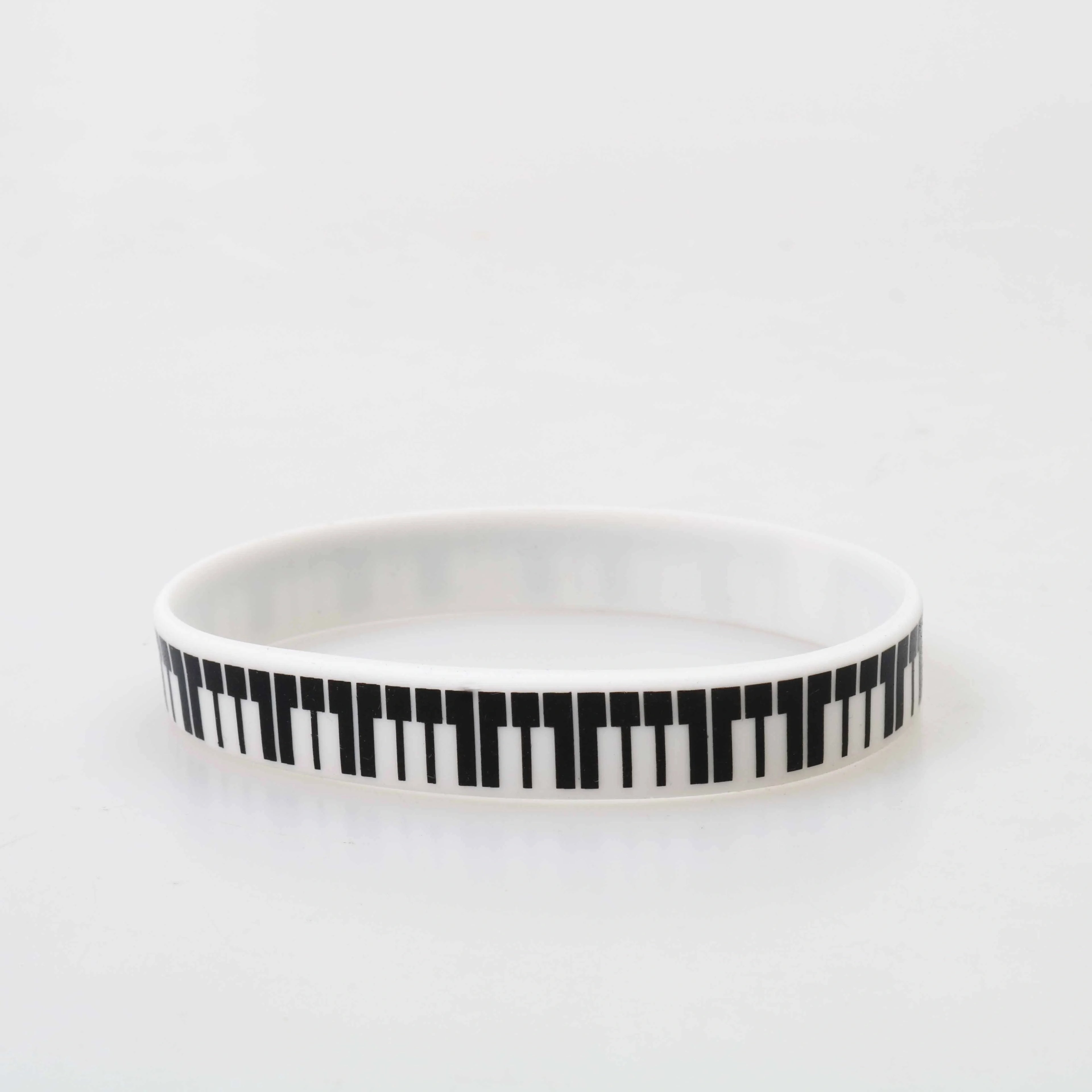 1PC Music Silicone Bracelet Outdoor Sports Birthday Gift Fashion Piano Jewelry Wristband Waterproof