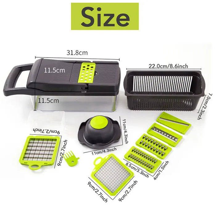 Vegetable Chopper Multi-functional Grater Cutter
