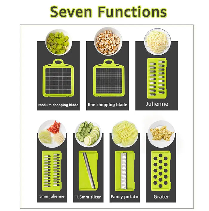 Vegetable Chopper Multi-functional Grater Cutter