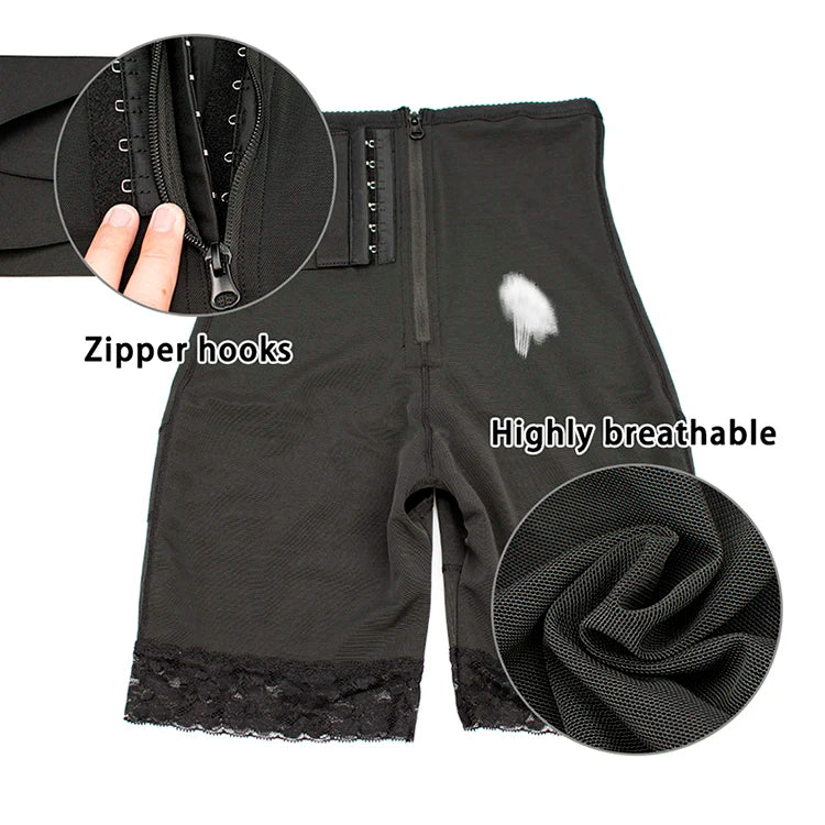 Tummy Slimming Shorts 2 in 1 Fajas Body Shaperwear High Waist Shaper Panties Modeling Strap Trainer Belt Female Corset Binder
