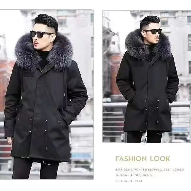 Fleece Mid-length Fur Coat