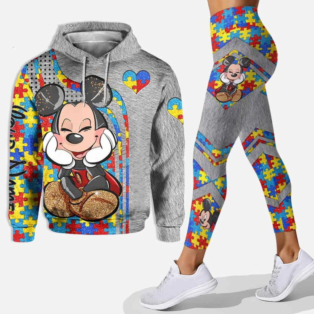 Mickey Mouse Hoodie and Leggings Sweat Pant Suit