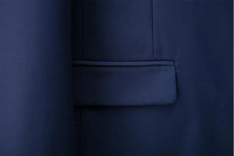 Slim Men's Suit 3 Pieces Set (Jacket + Pants + Vest)
