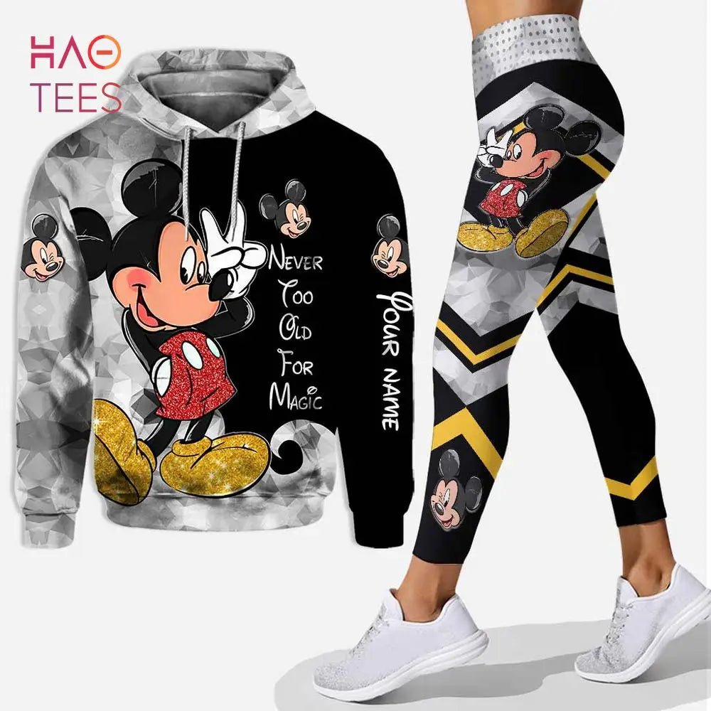 Mickey Mouse Hoodie and Leggings Sweat Pant Suit
