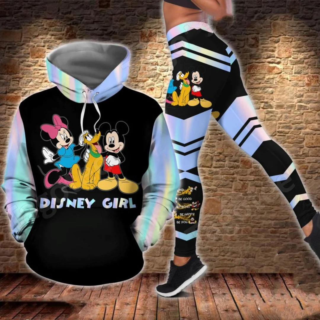 Mickey Mouse Hoodie and Leggings Sweat Pant Suit