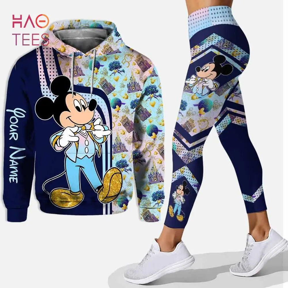 Mickey Mouse Hoodie and Leggings Sweat Pant Suit