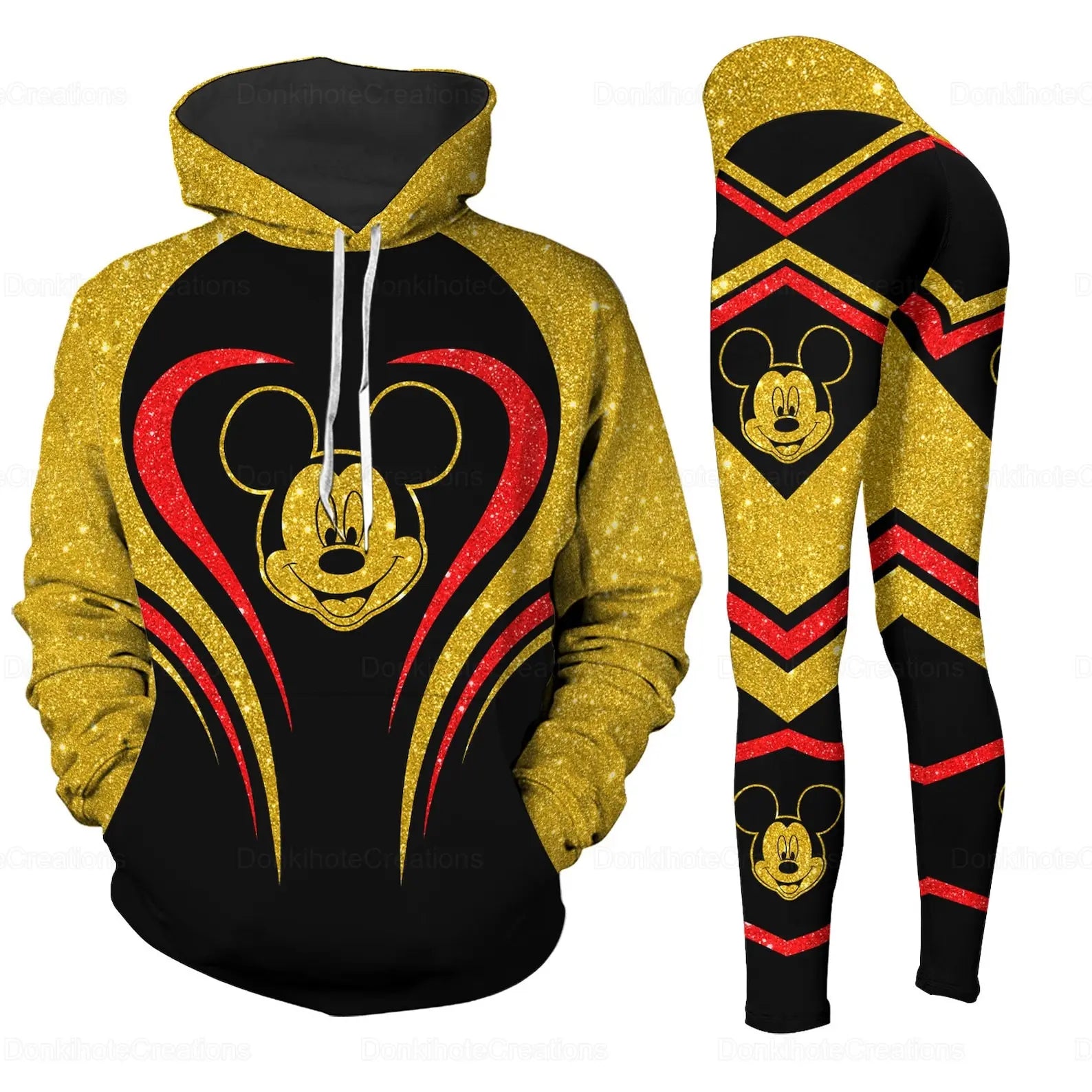 Mickey Mouse Hoodie and Leggings Sweat Pant Suit