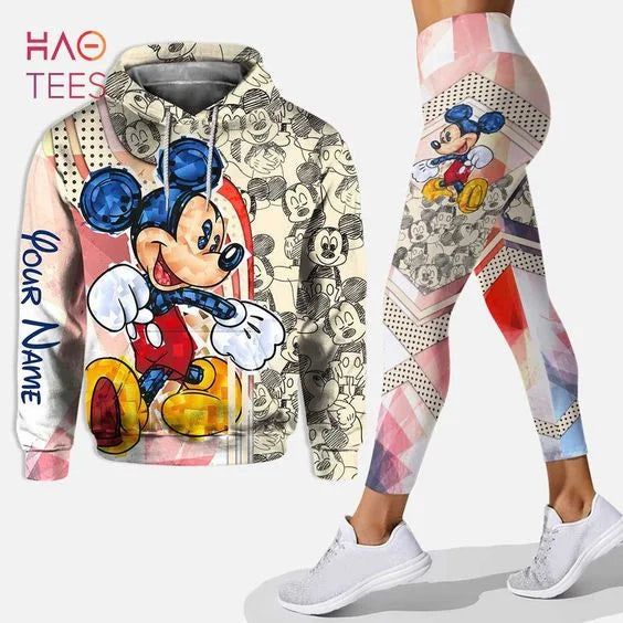 Mickey Mouse Hoodie and Leggings Sweat Pant Suit
