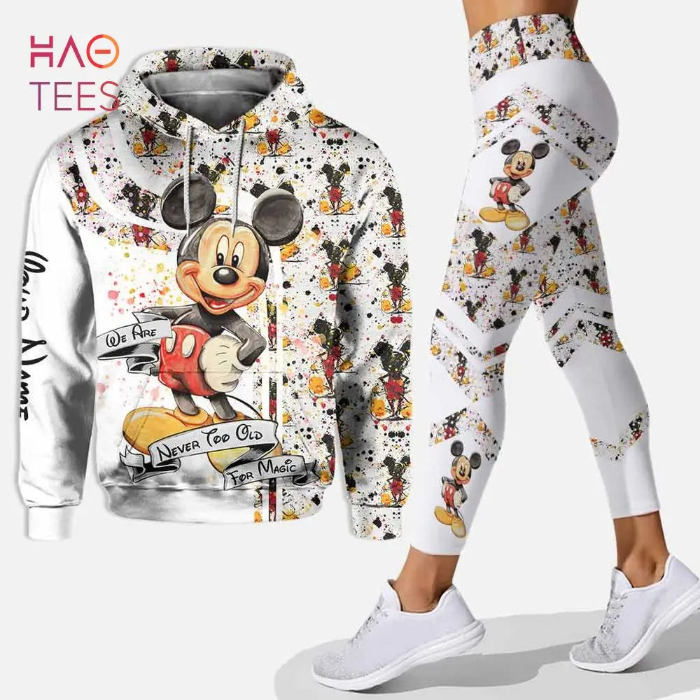 Mickey Mouse Hoodie and Leggings Sweat Pant Suit