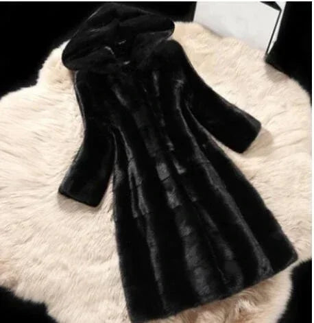 Casual Faux Fur Coat