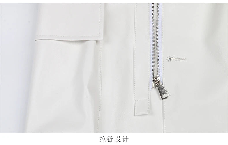 Spring Autumn Extra Long Black Loose Waterproof Windproof Soft Pu Leather Trench Coats Men with Hood Zip Up Overcoat