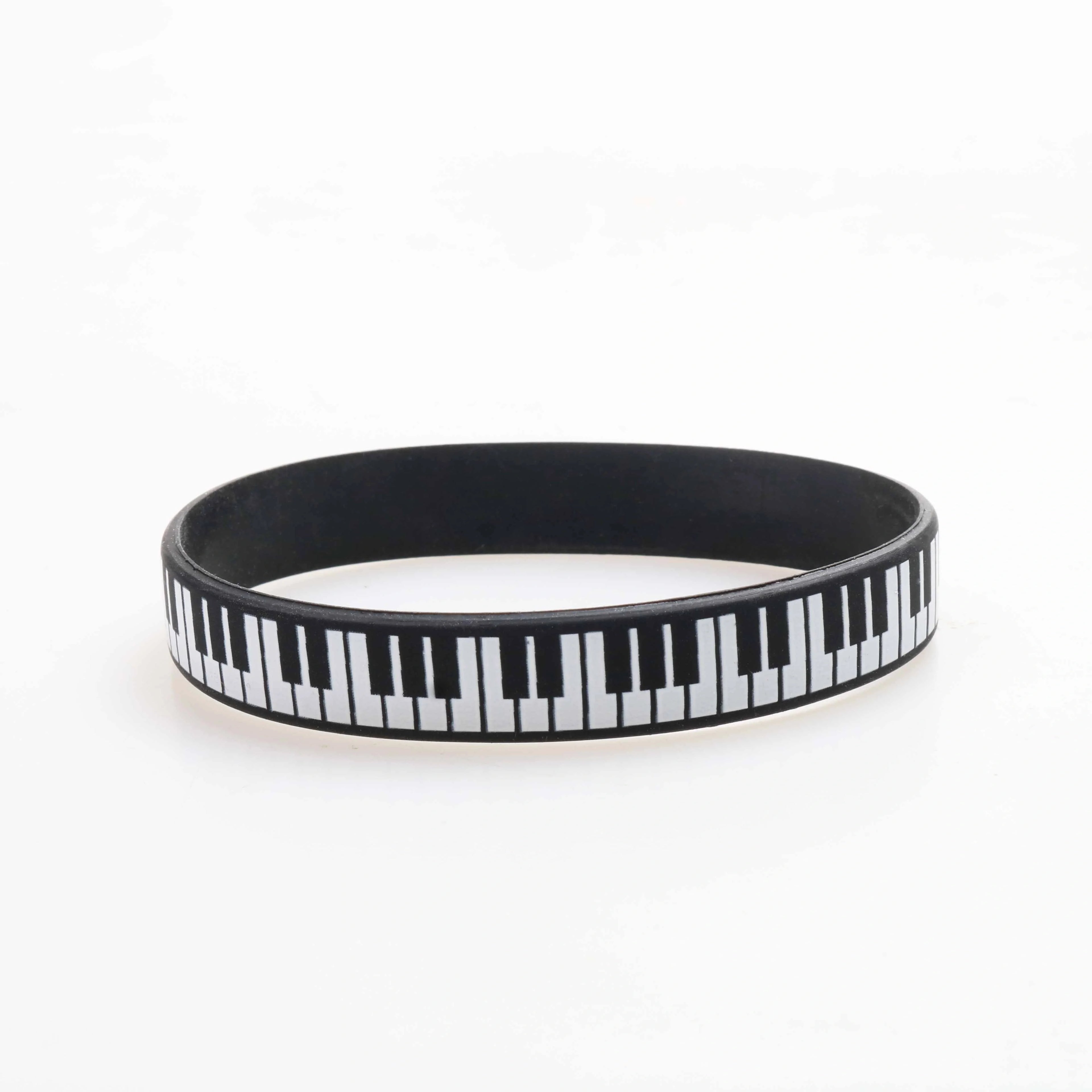 1PC Music Silicone Bracelet Outdoor Sports Birthday Gift Fashion Piano Jewelry Wristband Waterproof