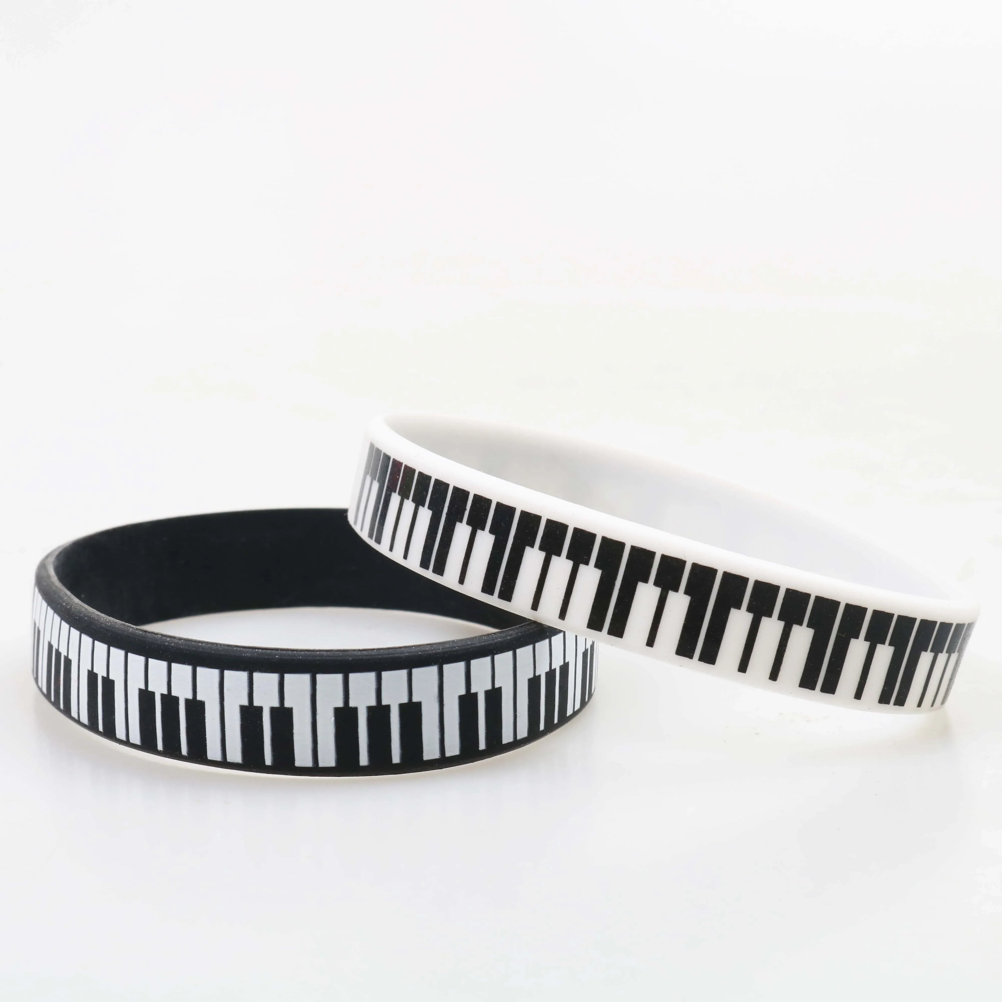 1PC Music Silicone Bracelet Outdoor Sports Birthday Gift Fashion Piano Jewelry Wristband Waterproof
