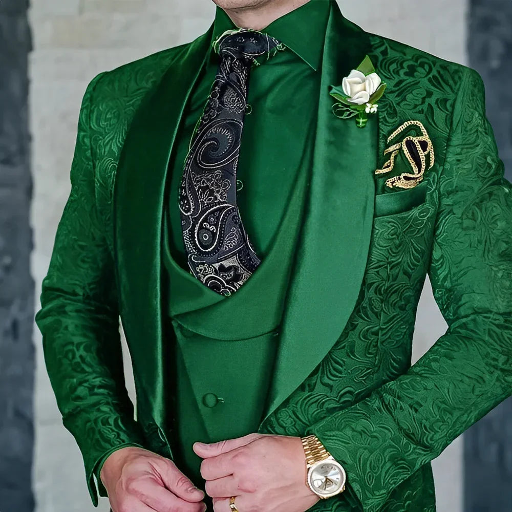 Men's 3-piece High Quality Formal Suit