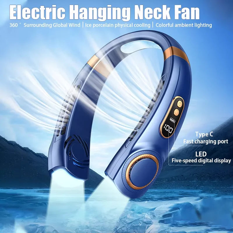 Silent Neck Hanging Fan