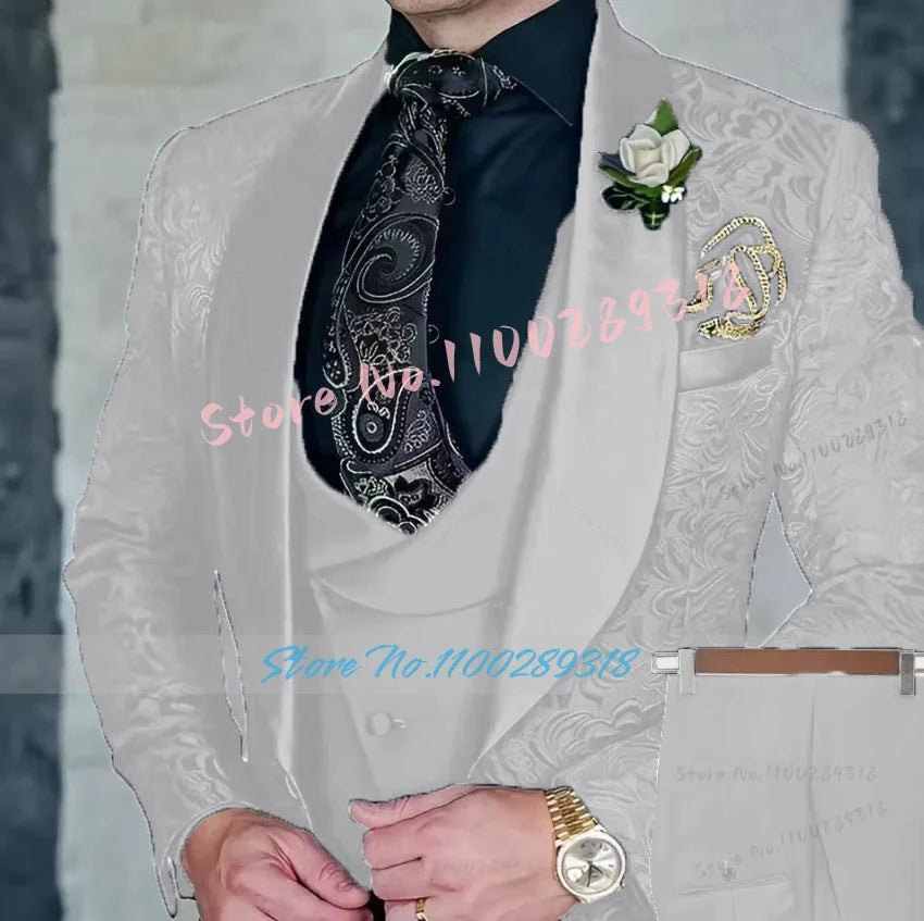 Men's 3-piece High Quality Formal Suit