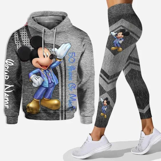 Mickey Mouse Hoodie and Leggings Sweat Pant Suit