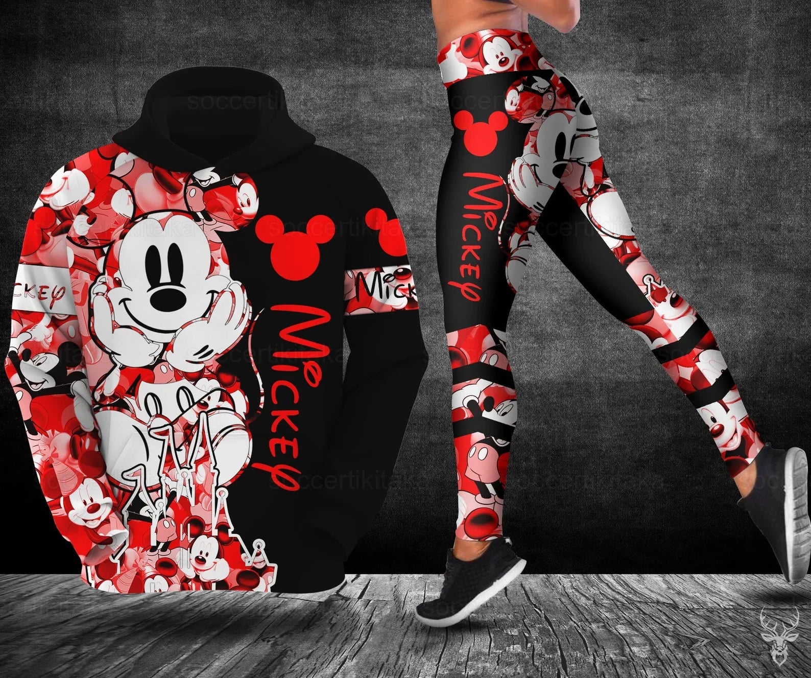 Mickey Mouse Hoodie and Leggings Sweat Pant Suit