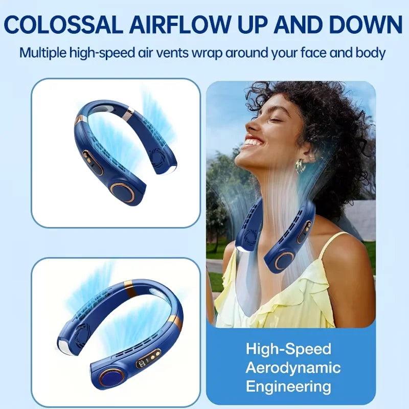 Silent Neck Hanging Fan